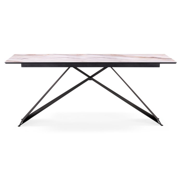 Обеденный стол Ноттингем черно-белого цвета - купить Обеденные столы по цене 43790.0