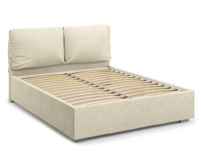 Кровать Trazimeno с  ортопедическим основанием без ПМ 180х200 бежевого цвета - лучшие Кровати для спальни в INMYROOM