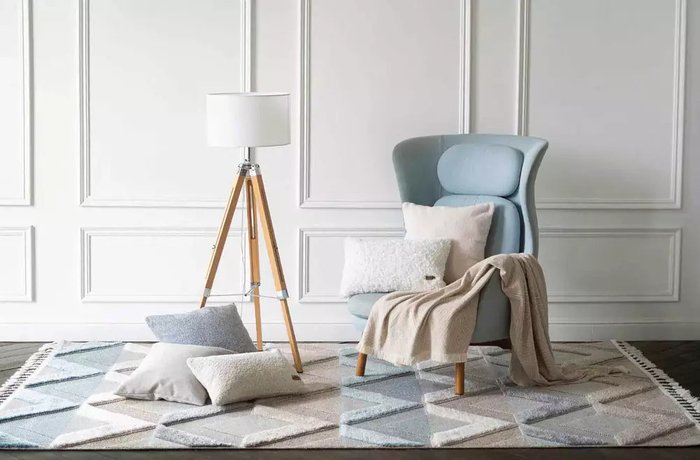 Ковер Nordic Ocean 200x290 бежевого цвета - лучшие Ковры в INMYROOM