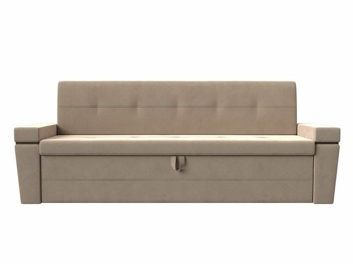 Прямой диван-кровать Деметра бежевого цвета - купить Прямые диваны по цене 37999.0