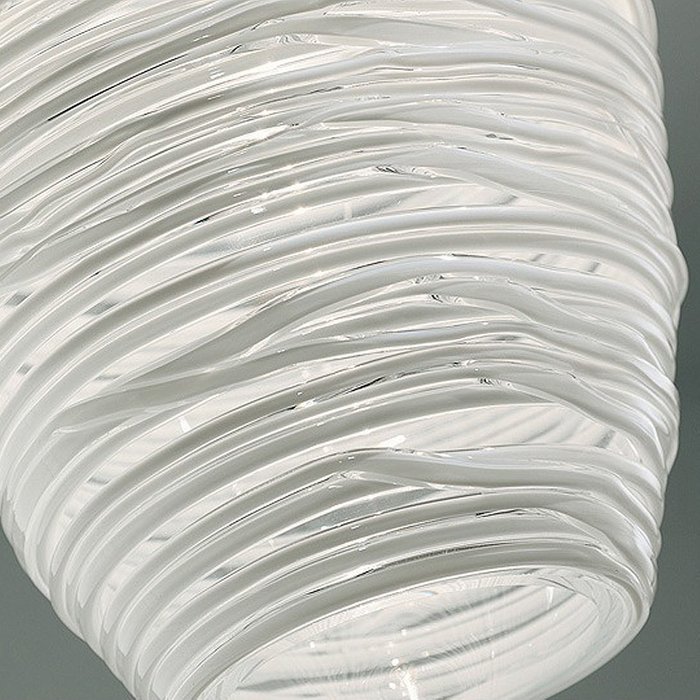 Подвесной светильник Vistosi DAMASCO из муранского стекла белого цвета - лучшие Подвесные светильники в INMYROOM