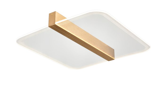Потолочный светильник Futuro бело-золотого цвета