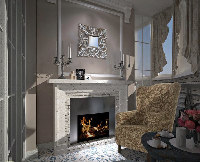 Кресло Жуи Бордо коричневого цвета с восточным орнаментом - лучшие Интерьерные кресла в INMYROOM