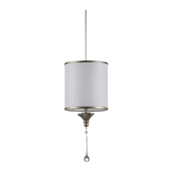 Подвесной светильник Fiore с белым абажуром - купить Подвесные светильники по цене 4210.0