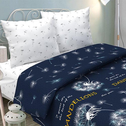 КПБ 'Insight' 2,0 спальный, поплин, 100% хлопок, пл. 118 гр./кв.м., 'Дуновение' - купить Комплекты постельного белья по цене 3451