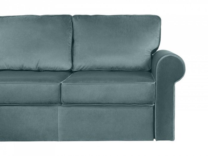 Угловой диван-кровать Murom серо-синего цвета - лучшие Угловые диваны в INMYROOM