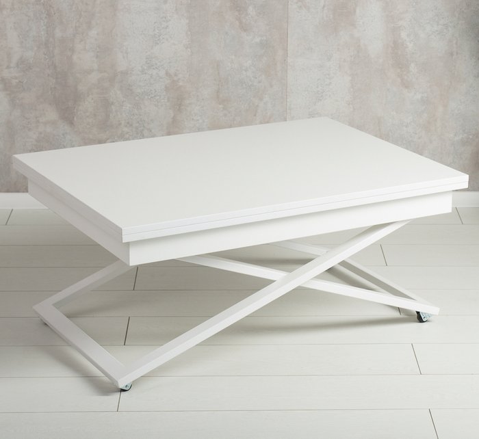 Стол-трансформер Accord белого цвета - купить Обеденные столы по цене 14990.0