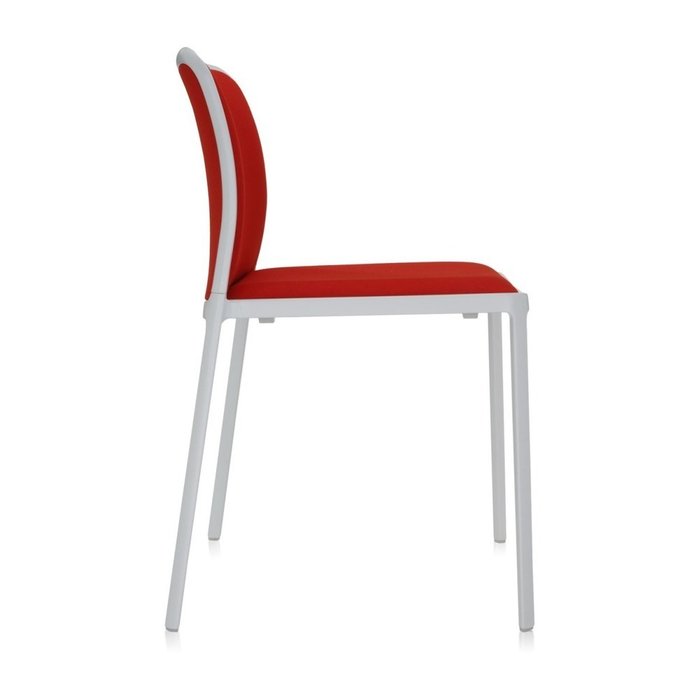 Стул Audrey Soft красного цвета - лучшие Обеденные стулья в INMYROOM