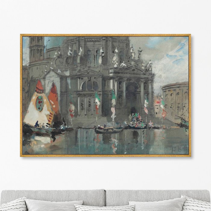Репродукция картины на холсте Santa Maria Della Salute, Venice, 1905г.
