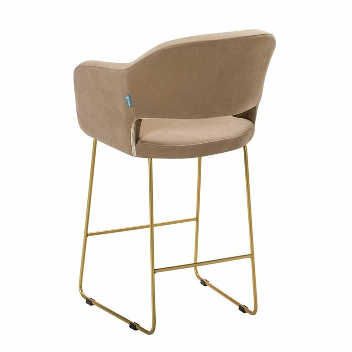 Полубарный стул Oscar бежевого цвета - лучшие Барные стулья в INMYROOM