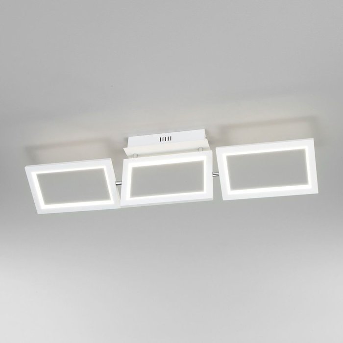 Потолочный светодиодный светильник 90223/3 белый Maya - лучшие Потолочные светильники в INMYROOM