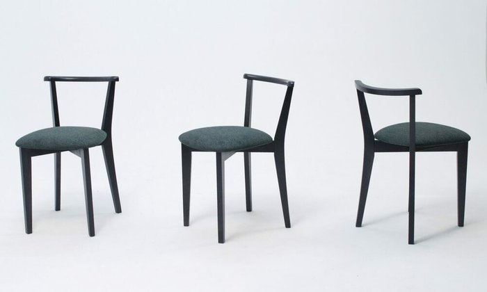 Стул Франк ПМ зелено-черного цвета - купить Обеденные стулья по цене 6490.0