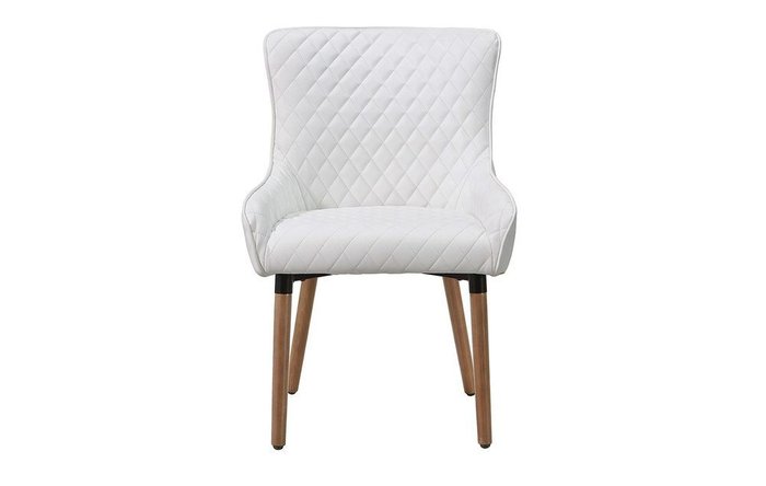 Мягкий стул белого цвета