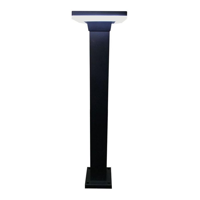 Уличный светодиодный светильник из алюминия черного цвета
