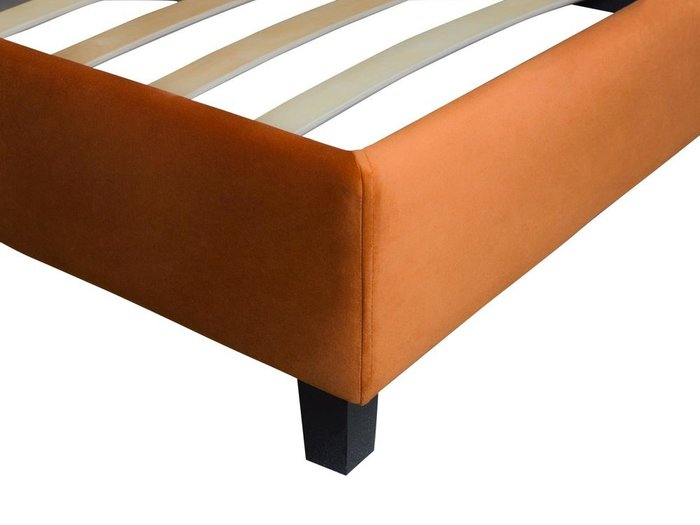 Кровать Queen Agata серо-коричневого цвета 160х200  - купить Кровати для спальни по цене 44910.0