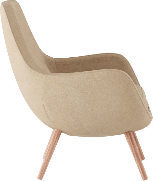 Кресло Лидия бежевого цвета - купить Интерьерные кресла по цене 61665.0