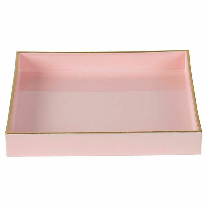 Поднос 22х22 из пластика розового цвета - купить Подносы по цене 1550.0