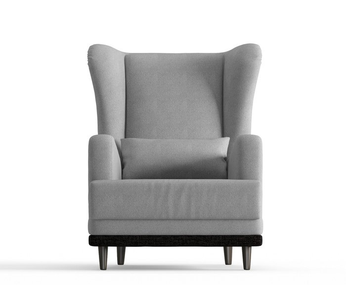Кресло Грэмми в обивке из велюра светло-серого цвета - купить Интерьерные кресла по цене 10190.0