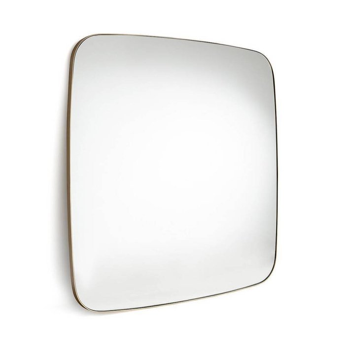 Зеркало настенное с отделкой металлом Iodus цвета латунь - купить Настенные зеркала по цене 40974.0