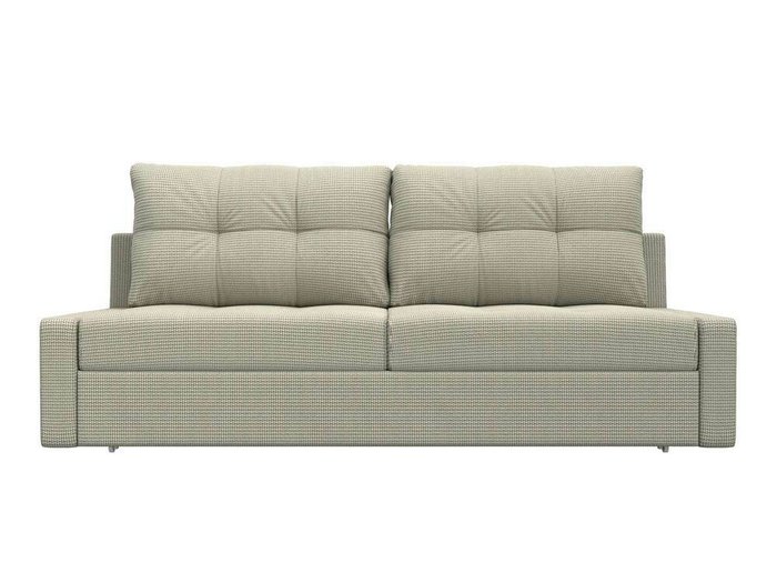 Прямой диван-кровать Мартин серо-бежевого цвета - купить Прямые диваны по цене 39999.0