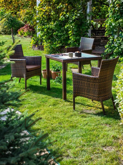 Стол Panama цвета мокко - лучшие Садовые столы в INMYROOM