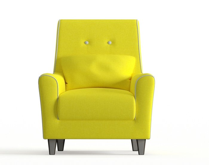 Кресло Мерлин желтого цвета - купить Интерьерные кресла по цене 11290.0