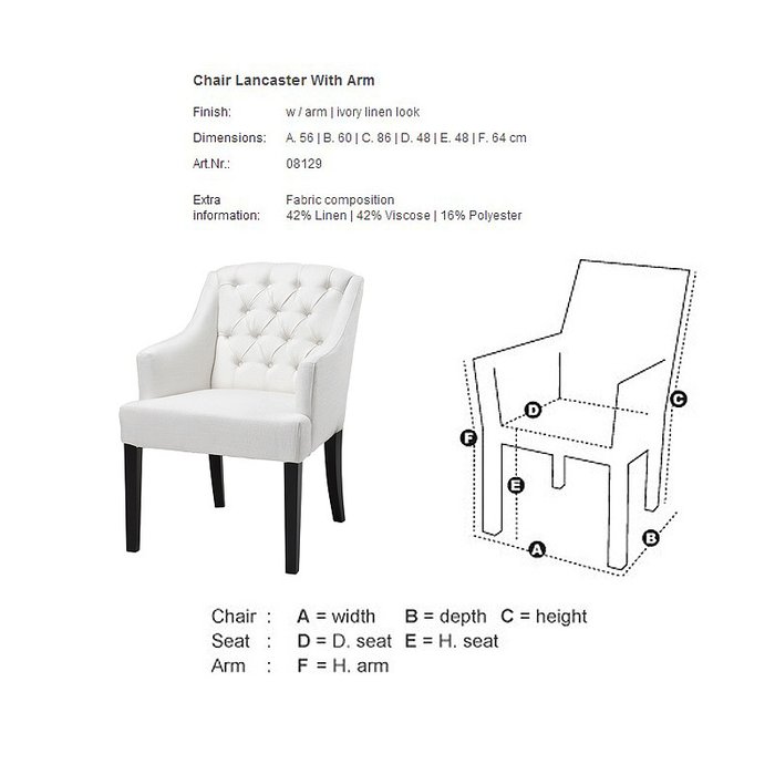 Кресло 108129 - купить Обеденные стулья по цене 29250.0