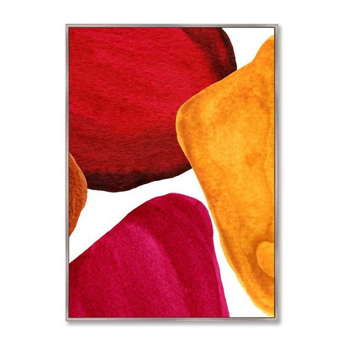 Набор из 2-х репродукций картин на холсте Forms and colors, composition No39 - лучшие Картины в INMYROOM