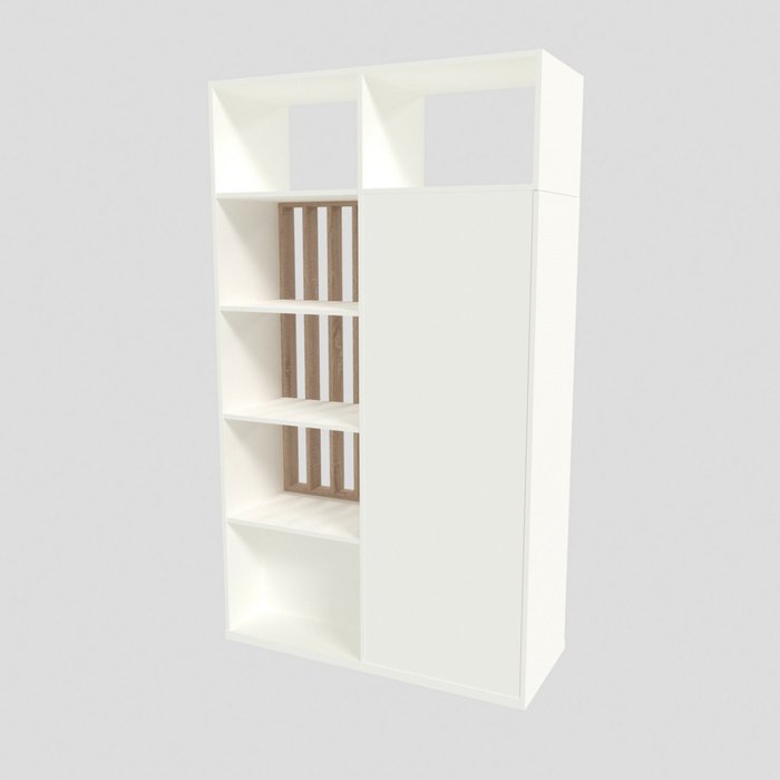 Перегородка-шкаф Разделение П3110.1 белого цвета Перегородка-шкаф Разделение П3110.1 белого цвета