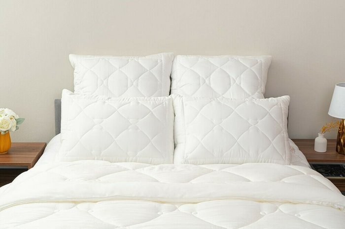 Одеяло Blossom 195х215 белого цвета - купить Одеяла по цене 15505.0
