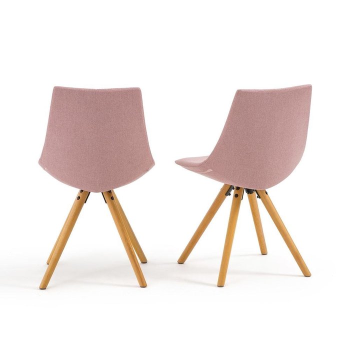 Комплект из двух стульев Asting розового цвета - купить Обеденные стулья по цене 20699.0