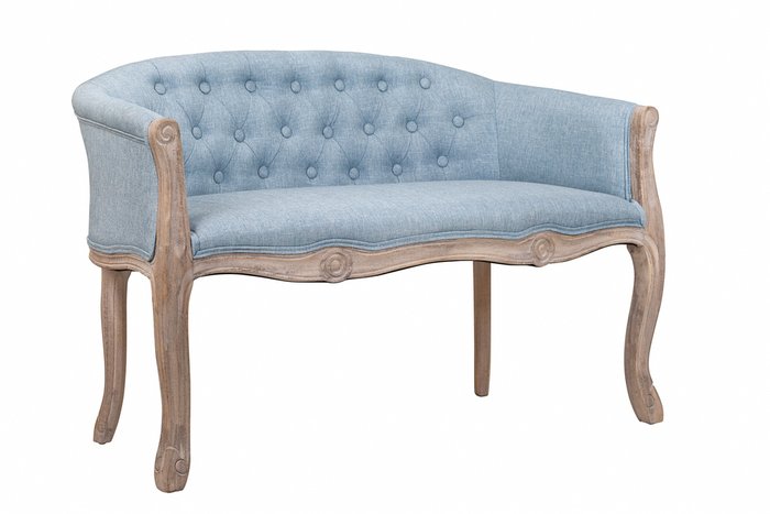 Диван Kandy double light blue голубого цвета - купить Прямые диваны по цене 47700.0