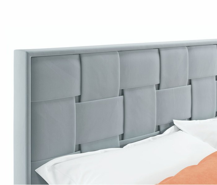 Кровать с подъемным механизмом Tiffany 160х200 серого цвета - лучшие Кровати для спальни в INMYROOM