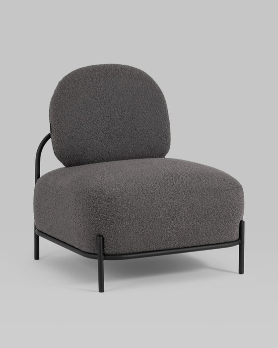 Кресло Стоун тёмно-серого цвета - купить Интерьерные кресла по цене 25990.0