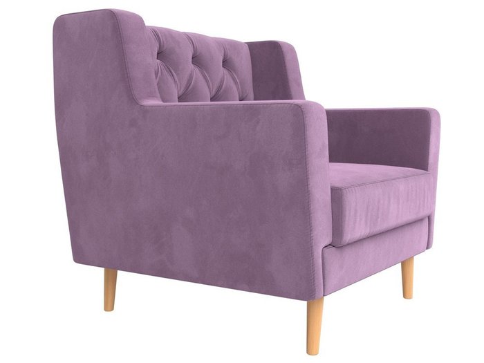 Кресло Брайтон Люкс сиреневого цвета - лучшие Интерьерные кресла в INMYROOM