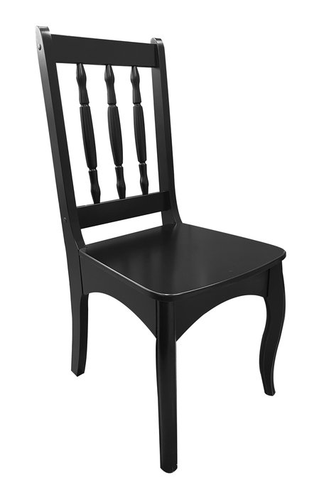 Стул деревянный черного цвета без состаривания - лучшие Обеденные стулья в INMYROOM