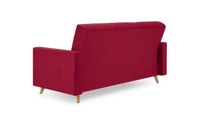 Диван-кровать Хьюстон Лайт красного цвета - лучшие Прямые диваны в INMYROOM