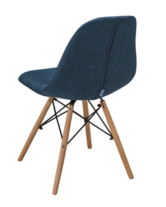 Стул Сканди Блю Арт синего цвета  - лучшие Обеденные стулья в INMYROOM