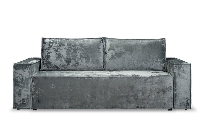 Прямой диван-кровать Лофт Lux Holi gray серого цвета