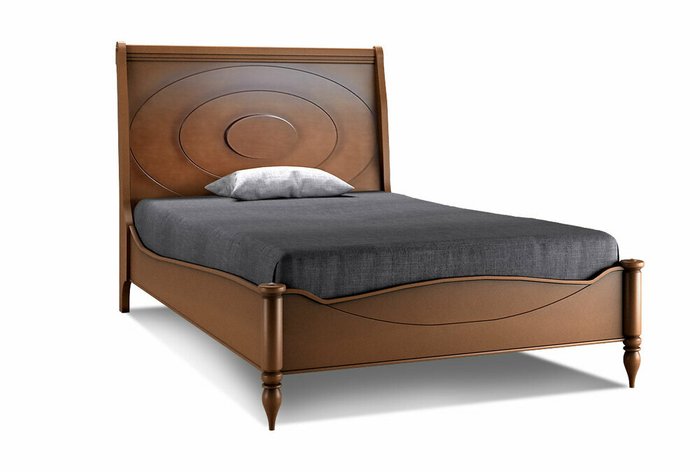 Кровать Офелия 120х200 коричневого цвета без основания