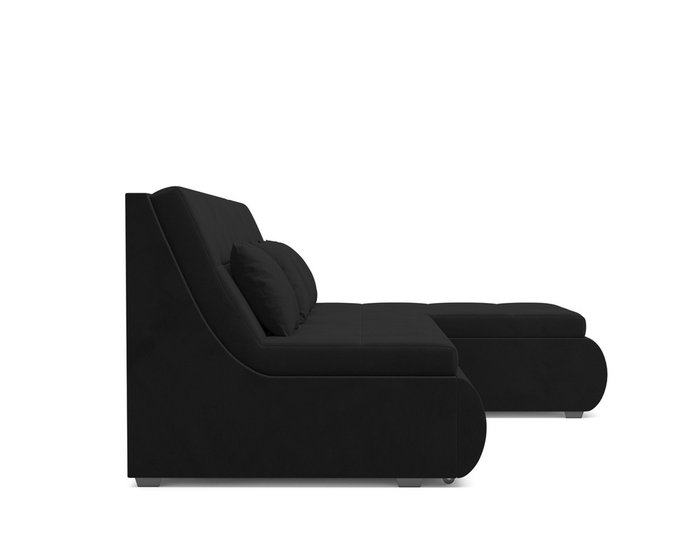 Угловой диван-кровать Дубай черного цвета - лучшие Угловые диваны в INMYROOM