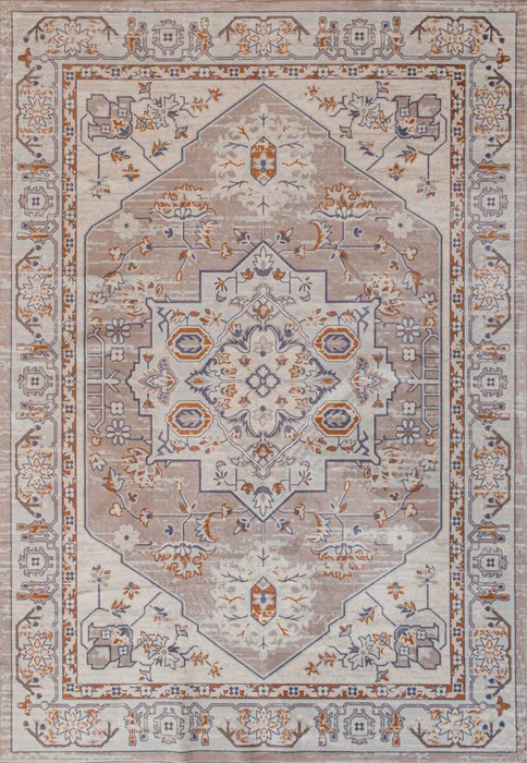 Ковер Silk myral 160x230 бежево-серого цвета