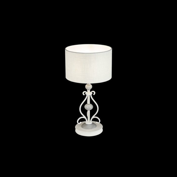 Настольная лампа Karina с белым абажуром - лучшие Настольные лампы в INMYROOM