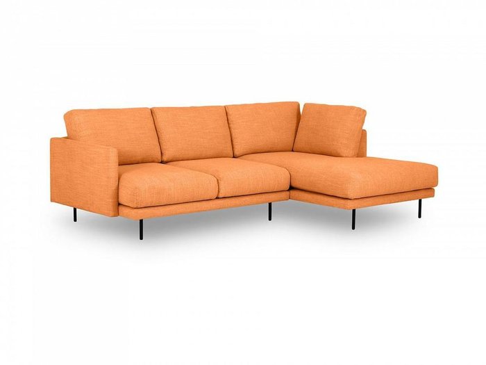 Угловой диван Ricadi оранжевого цвета - купить Угловые диваны по цене 143550.0
