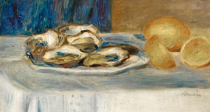 Репродукция картины на холсте Still Life with Lemons and Oysters 1900 г.