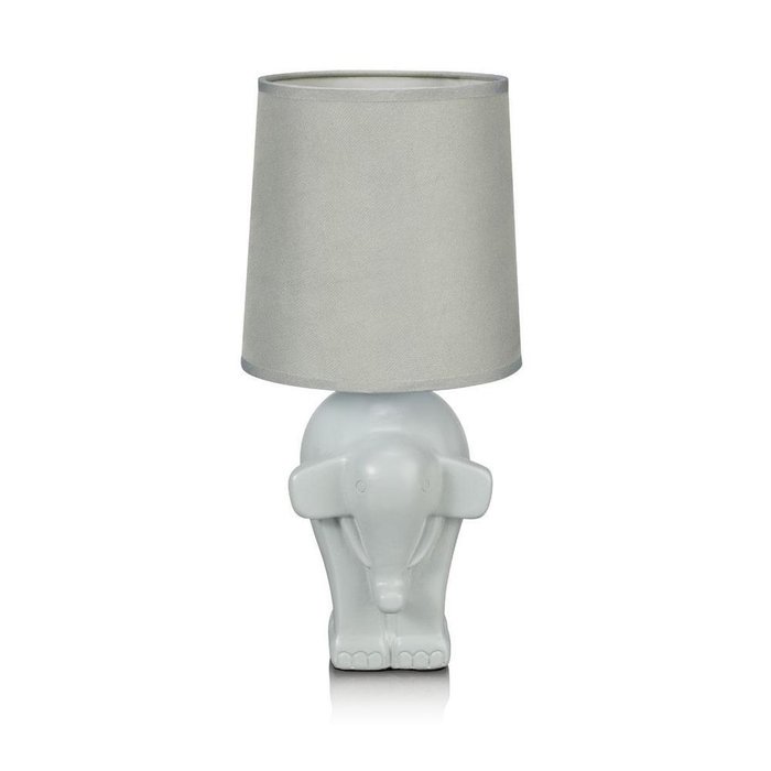Настольная лампа Elephant серого цвета