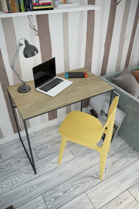 Стол письменный Компакт цвета дуб сонома - лучшие Письменные столы в INMYROOM