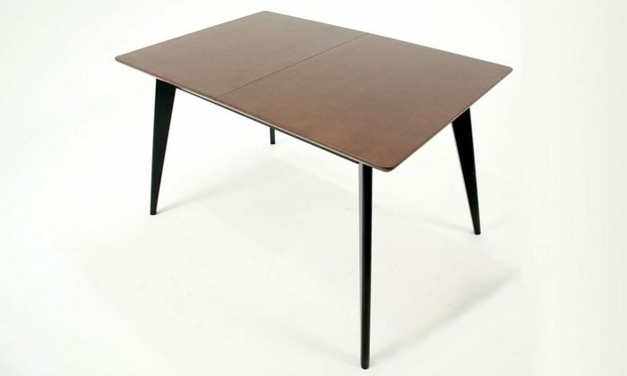 Стол обеденный раздвижной Сканди 120 со столешницей цвета орех - купить Обеденные столы по цене 26990.0