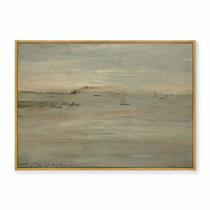 Репродукция картины на холсте Marine, 1888г. - купить Картины по цене 16999.0