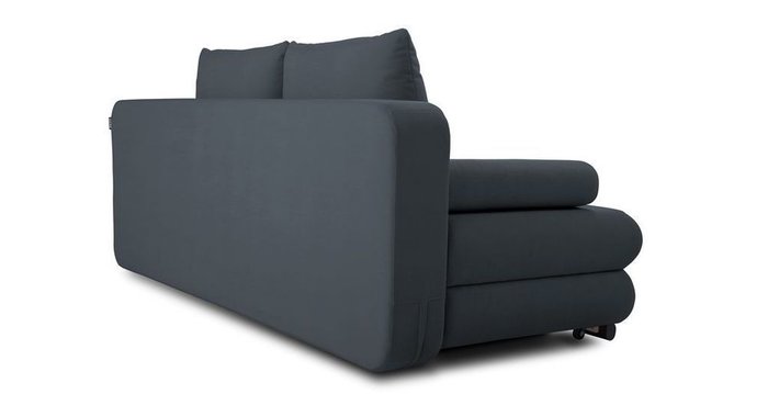 Прямой диван-кровать Фабио темно-серого цвета - купить Прямые диваны по цене 64644.0